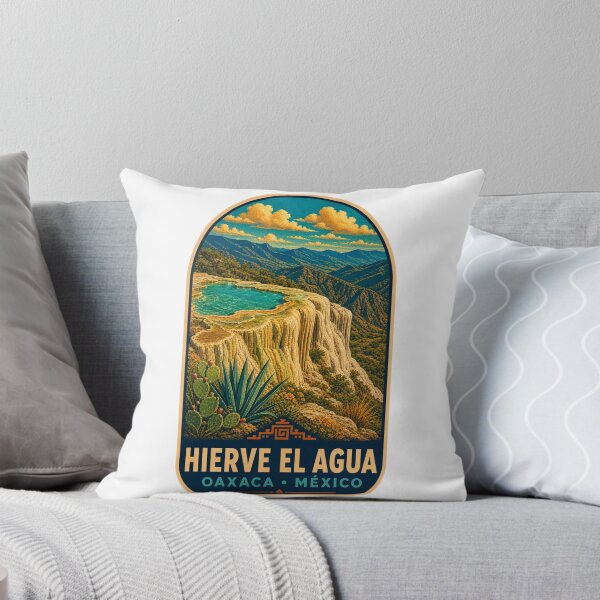 Item preview, Hierve el Agua Oaxaca Mexico designed and sold by BeachWhisper.