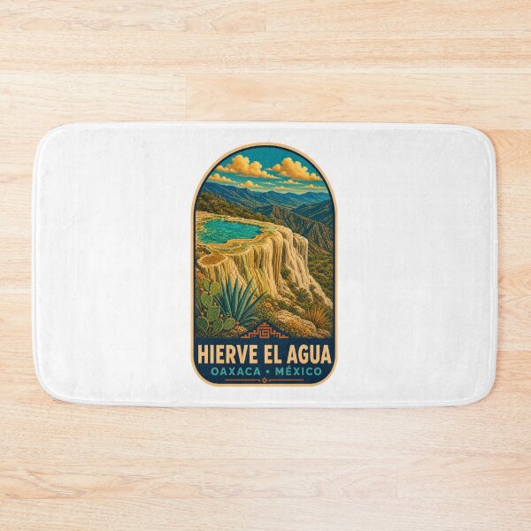 Item preview, Hierve el Agua Oaxaca Mexico designed and sold by BeachWhisper.
