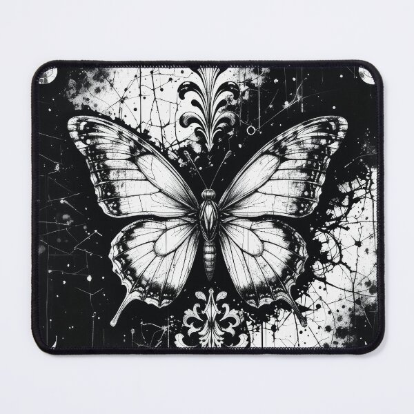 Item preview, Black and White Butterfly – Gothic Grunge  designed and sold by Kaurisdigital.