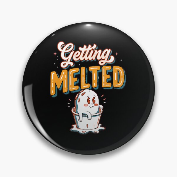 Item preview, Retro Melting Ice Cream Character "Getting Melted" designed and sold by GiaoCalonas.