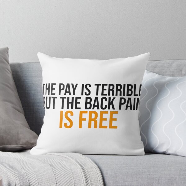 Item preview, The Pay Is Terrible But The Back Pain Is Free - Funny EMT Paramedic Sticker designed and sold by LMSquare.