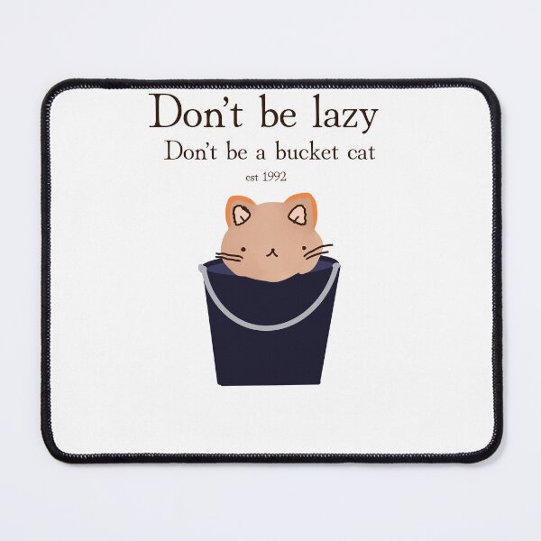 Item preview, Bucket cat design designed and sold by Belle-creates.