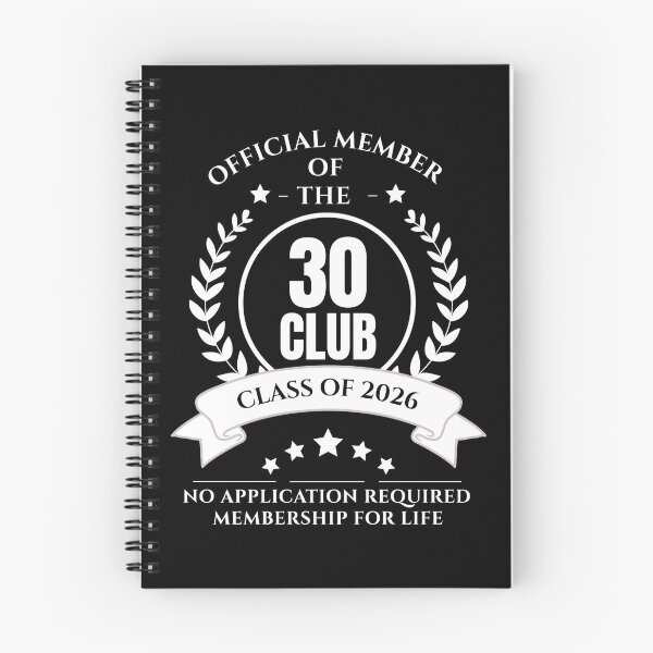 Item preview, Official Member of 30 Club Birthday designed and sold by NumbersFort.