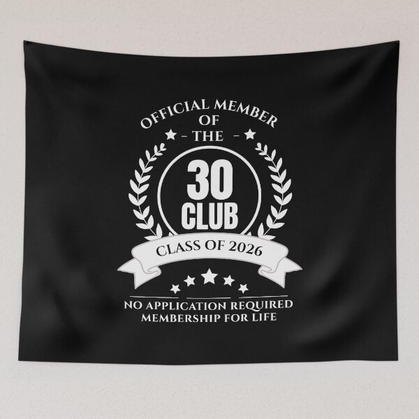 Item preview, Official Member of 30 Club Birthday designed and sold by NumbersFort.