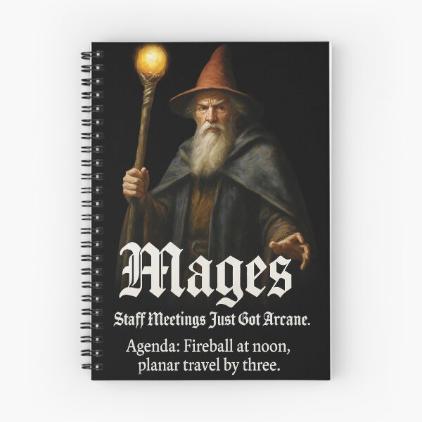 Item preview, Mages - Staff Meetings just got Arcane designed and sold by abby-thorns.