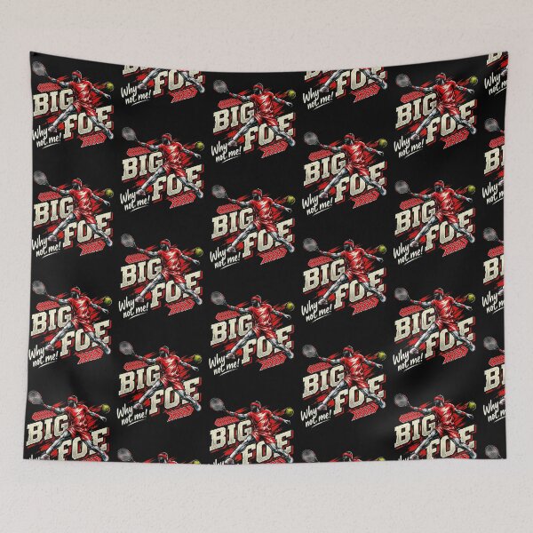 Item preview, Big Foe Why Not Me Frances Tiafoe Red Comic Action Tennis designed and sold by Dravienart.