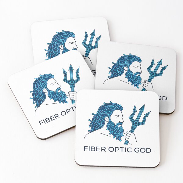 Item preview, Cyberpunk Poseidon Fiber Optic God Technology Art designed and sold by pattman.