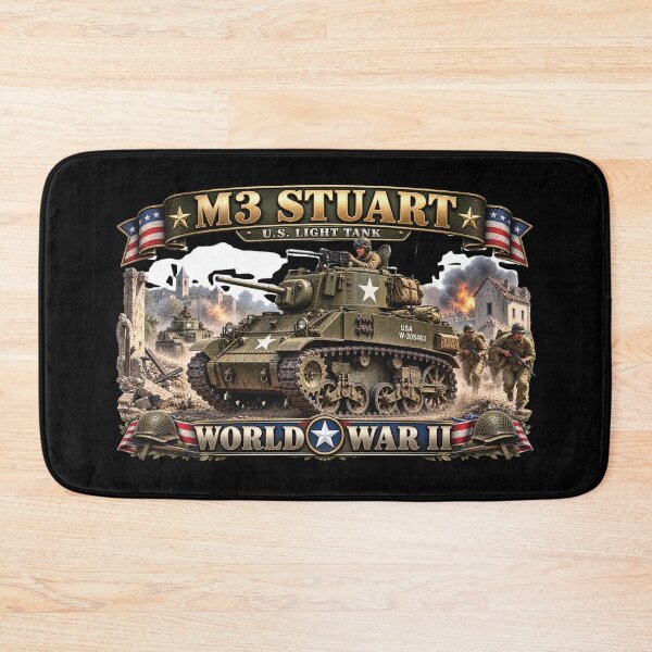 Item preview, M3 Stuart Light Tank  - World War II - 3D - Enhanced designed and sold by Military Insignia Products.
