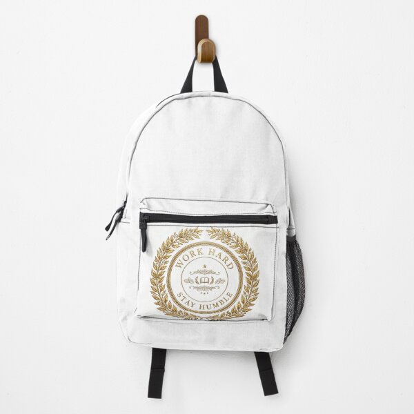 Item preview, Work Hard Stay Humble Golden Education Badge designed and sold by prithvi chand.