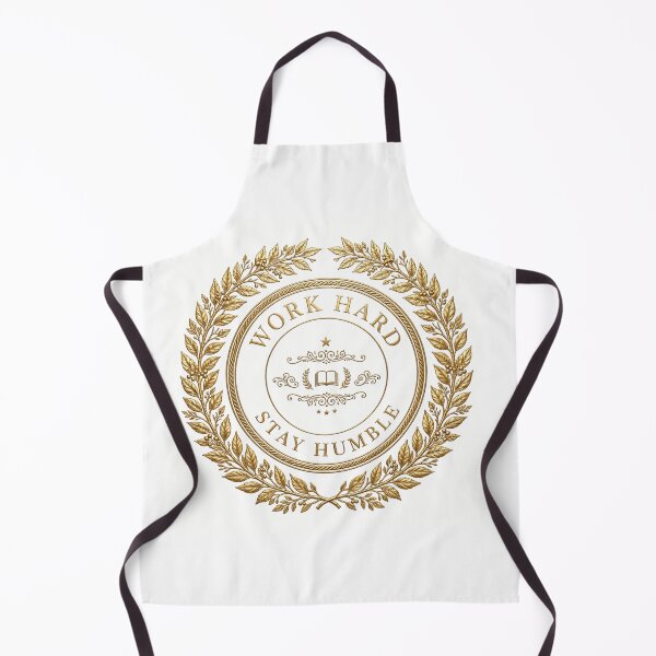 Item preview, Work Hard Stay Humble Golden Education Badge designed and sold by prithvi chand.