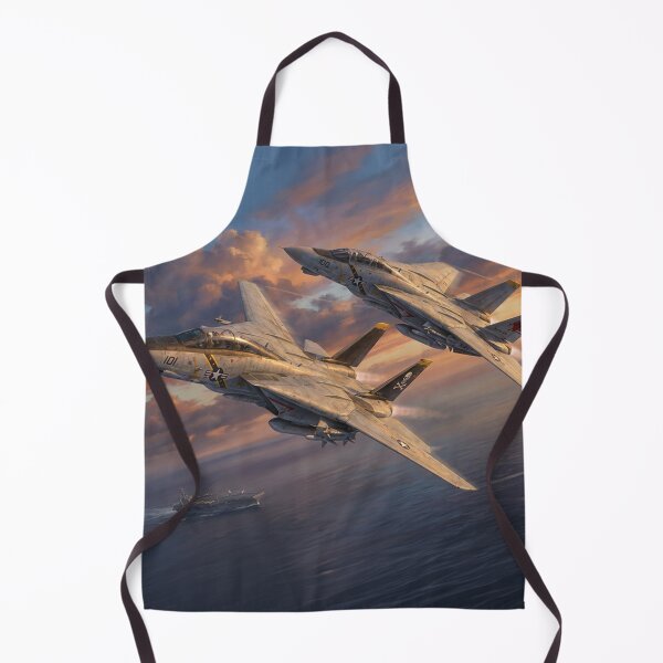 Item preview, F-14 Tomcats Carrier Fleet Sunset Illustration designed and sold by Airpower Art.