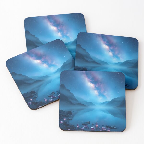Item preview, Surreal Crystal Sea Against the Backdrop of Celestial Glory designed and sold by Fanta-sticky.