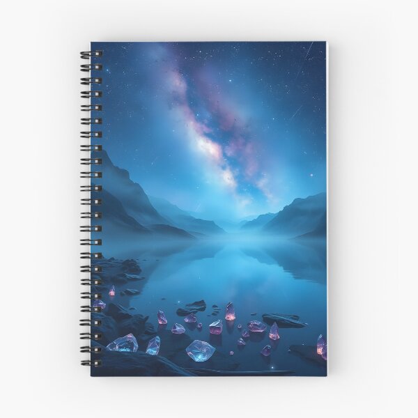 Item preview, Surreal Crystal Sea Against the Backdrop of Celestial Glory designed and sold by Fanta-sticky.
