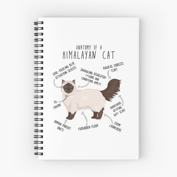 Item preview, Anatomy of a Himalayan Cat Funny Pet Owner Gift designed and sold by GiaoCalonas.
