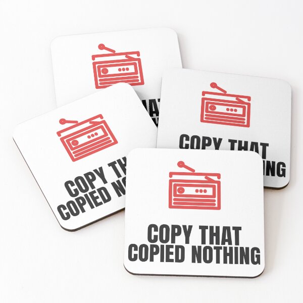 Item preview, Copy That Copied Nothing - Funny EMS Radio Paramedic Sticker designed and sold by LMSquare.