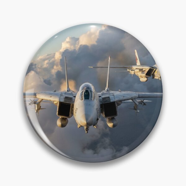 Item preview, F-14 Tomcats Head On Cloud Formation Illustration designed and sold by Airpower Art.