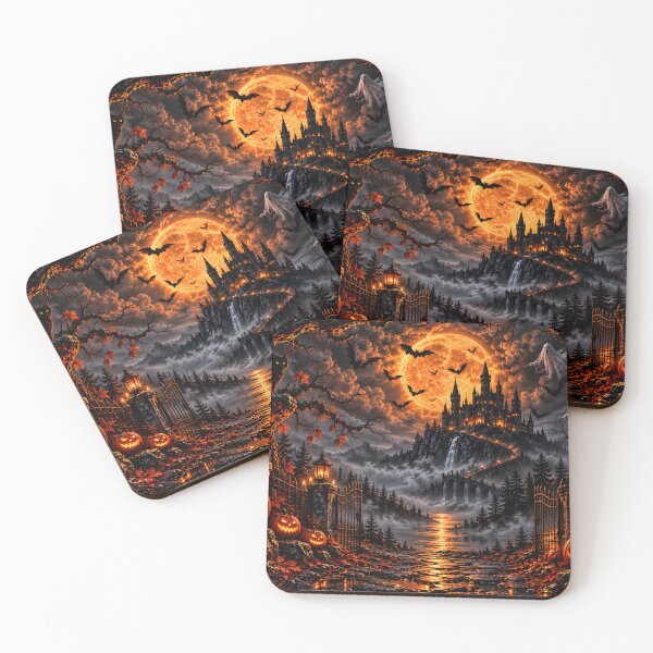 Item preview, Halloween Haunted Castle Night designed and sold by Sed94.