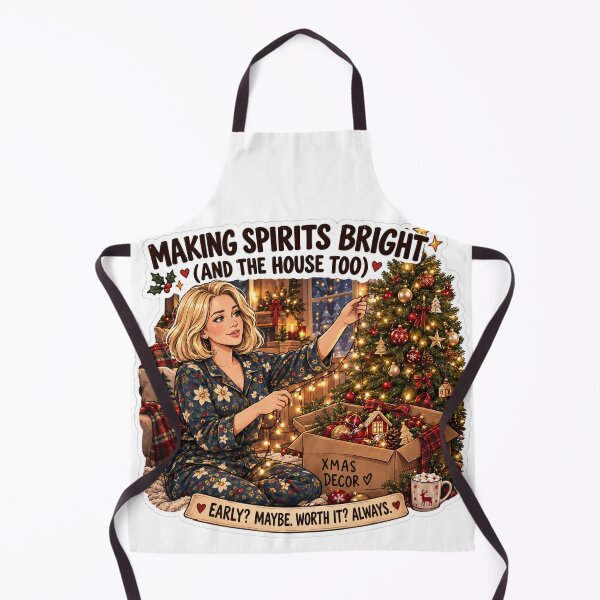 Item preview, Making Spirits Bright Christmas Decorating Design | Elite Mom Club Cozy Xmas Tree designed and sold by DailyStruggleCo.