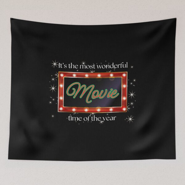 Item preview, It’s the Most Wonderful Christmas Movie Time of Year – Holiday Design for Movie Lovers | Light Ink Edition designed and sold by SunandShade.