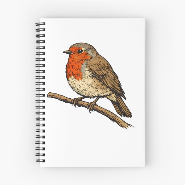 Item preview, Hand Drawn Robin Bird Wildlife Nature T-Shirt Design designed and sold by Naviora.