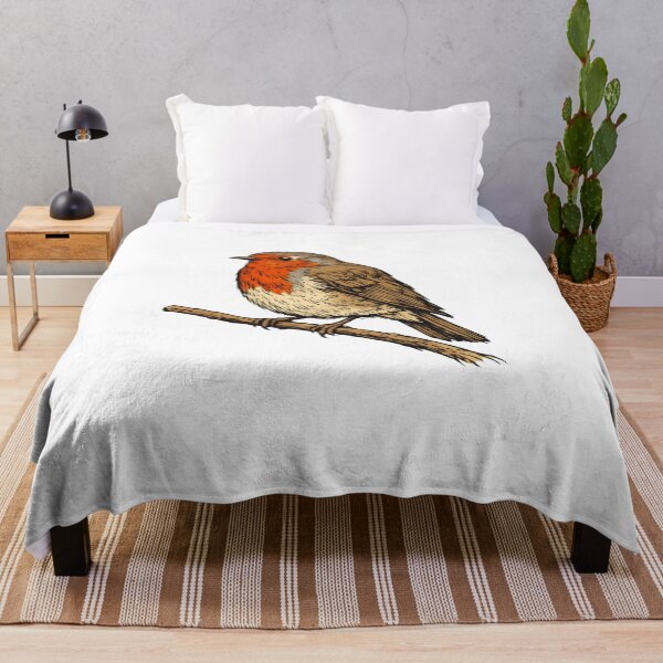 Item preview, Hand Drawn Robin Bird Wildlife Nature T-Shirt Design designed and sold by Naviora.