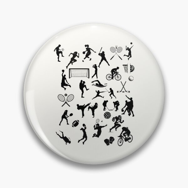 Item preview, Dynamic Olympic Sports and Athletic Silhouettes Graphic Art designed and sold by HBBS DESIGNS.