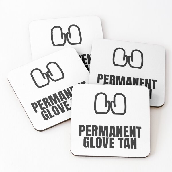 Item preview, Permanent Glove Tan - Funny EMT Paramedic Nitrile Glove Sticker designed and sold by LMSquare.