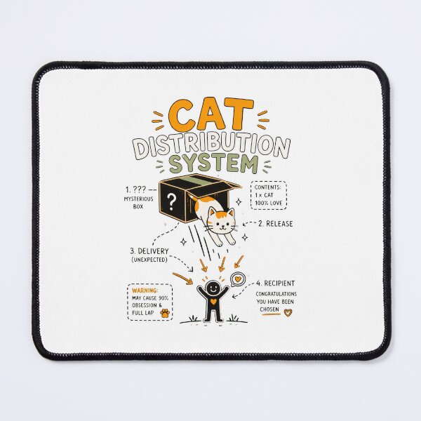 Item preview, Cat Distribution System Funny Cat Lover Gift Idea designed and sold by GiaoCalonas.
