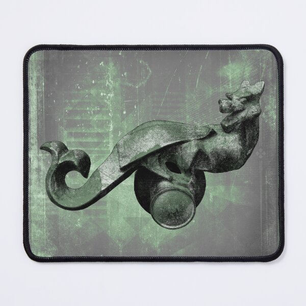 Item preview, Cast Iron Dragon Door Handle Medieval Hardware Green designed and sold by Ghoul Enterprises.