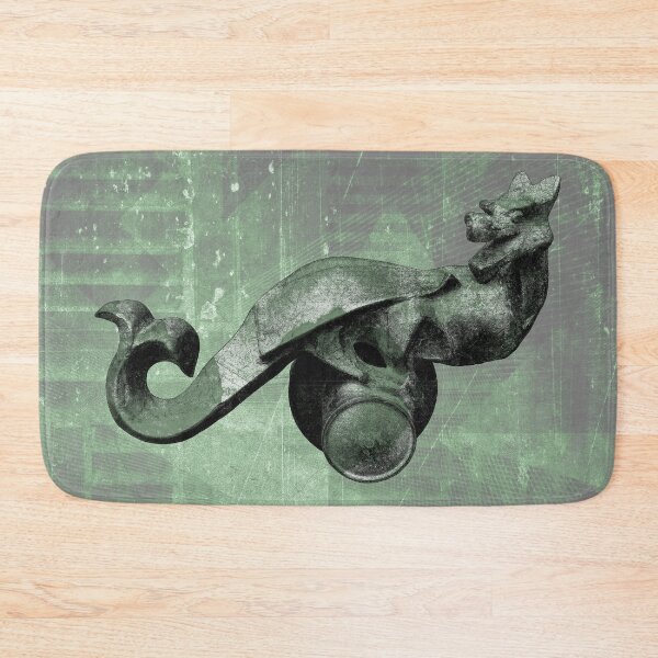 Item preview, Cast Iron Dragon Door Handle Medieval Hardware Green designed and sold by Ghoul Enterprises.