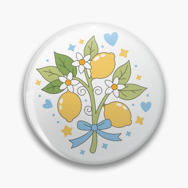 Item preview, Cute Lemon Flower Garden Summer Botanical Design designed and sold by styleonestaa.