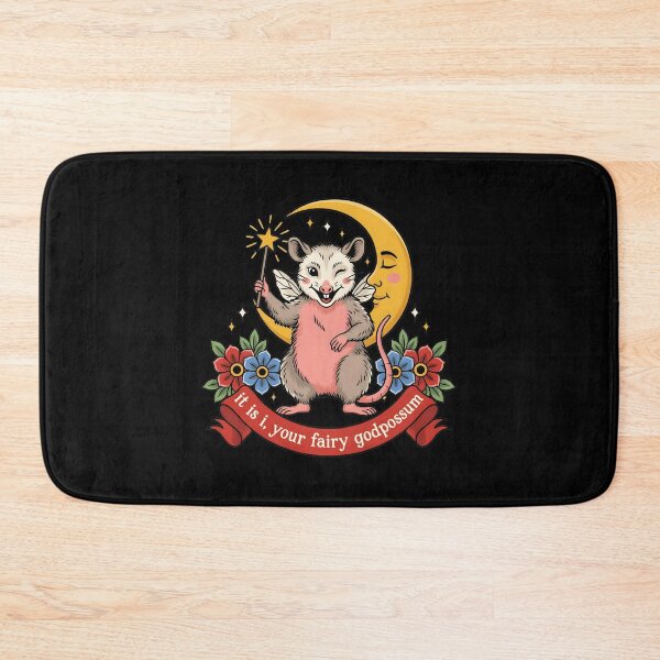 Item preview, It Is I Your Fairy Godpossum Magical Opossum Meme designed and sold by Redgiant87x.