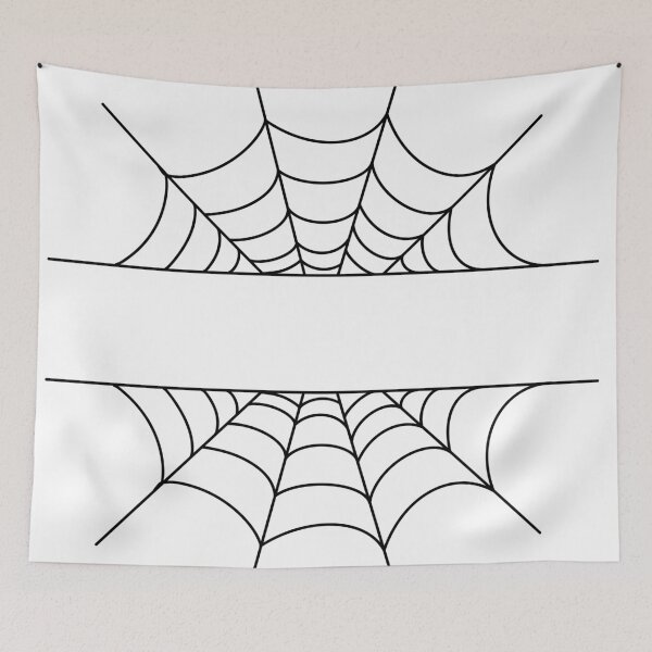 Item preview, Spider Web Split Name Frame — Spooky Halloween Monogram Border designed and sold by LYAN-STORE.