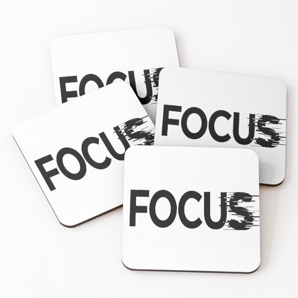 Item preview, FOCUS - Distorted Motivation Typography For Students designed and sold by prithvi chand.