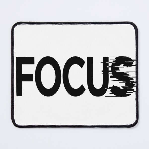 Item preview, FOCUS - Distorted Motivation Typography For Students designed and sold by prithvi chand.