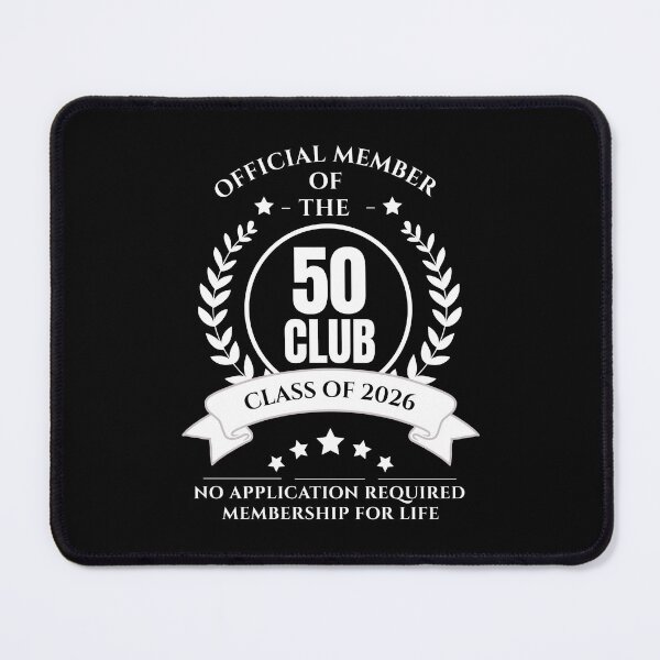 Item preview, Official Member of 50 Club Birthday designed and sold by NumbersFort.