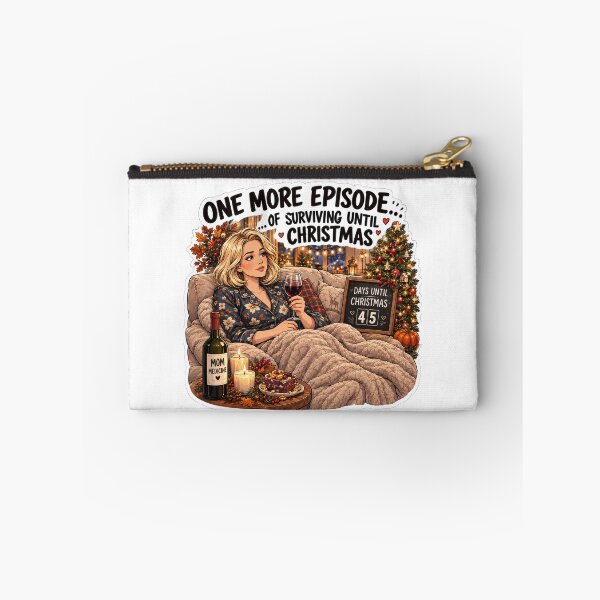Item preview, One More Episode Surviving Until Christmas Mom Design | Elite Mom Club Wine Night designed and sold by DailyStruggleCo.