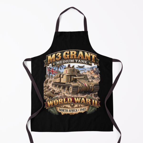 Item preview, M3 Grant - Medium Tank  - North Africa - 1942 - World War II - 3D - Enhanced designed and sold by Military Insignia Products.