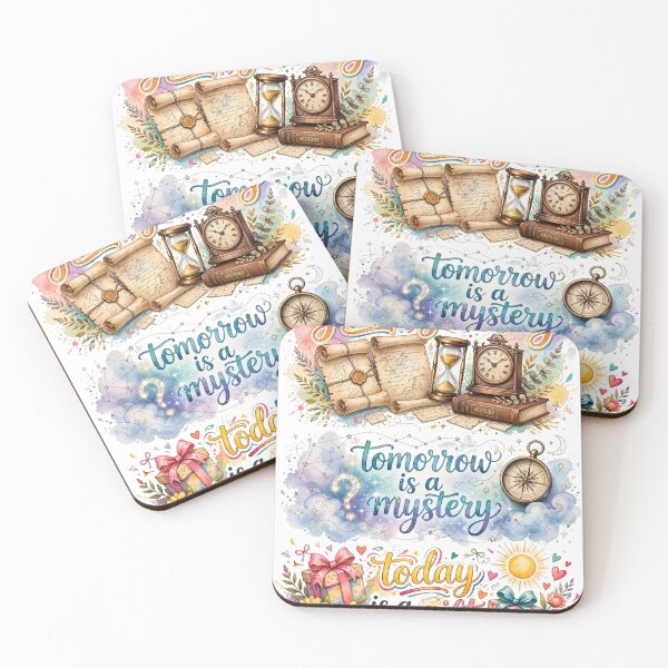 Item preview, Yesterday is History, Tomorrow is a Mystery, Today is a Gift | Inspirational Watercolor Quote  designed and sold by dalilashops.