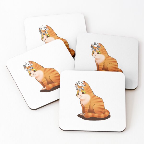 Item preview, Cute Cat Loading Icon Funny Orange Tabby designed and sold by GiaoCalonas.