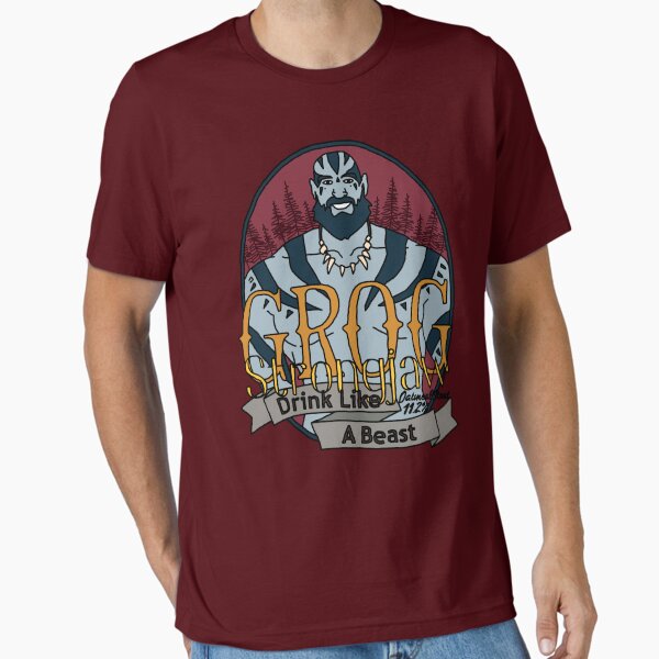 Grog Strong Jaw - Drink like a beast Essential T-Shirt