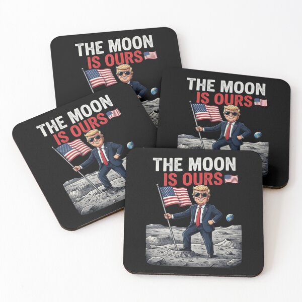 Item preview, Trump The Moon Is Ours - Donald Trump Parody designed and sold by HevaFaraon.