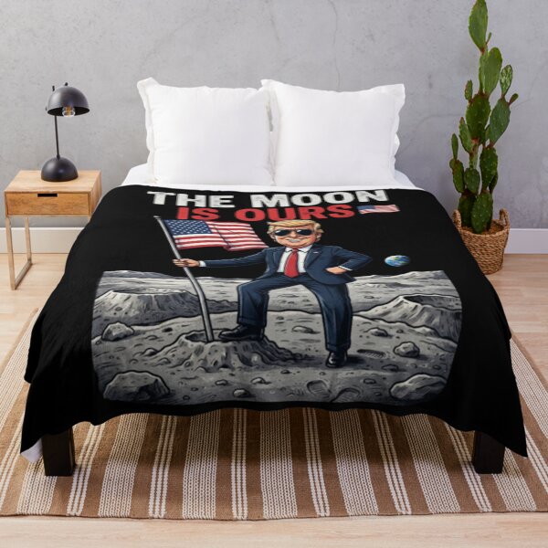 Item preview, Trump The Moon Is Ours - Donald Trump Parody designed and sold by HevaFaraon.
