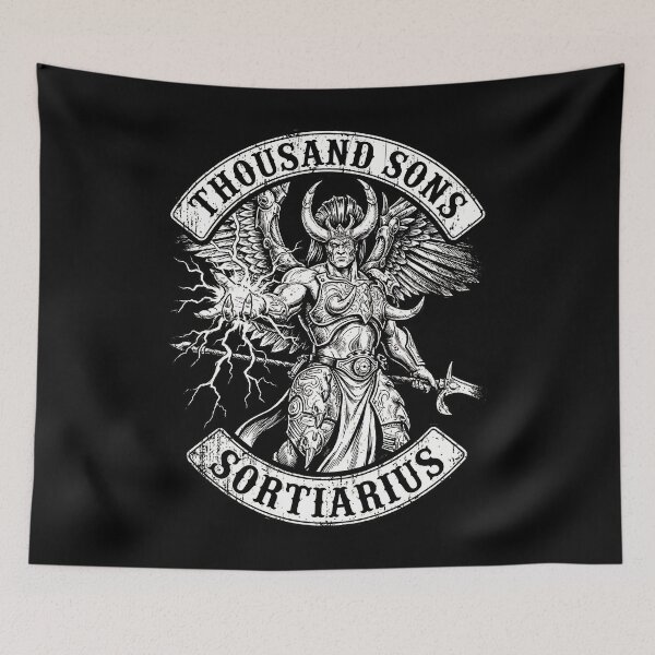 Item preview, Thousand Sons Sortiarius – Magnus the Red Biker Club Style designed and sold by BravenBold.