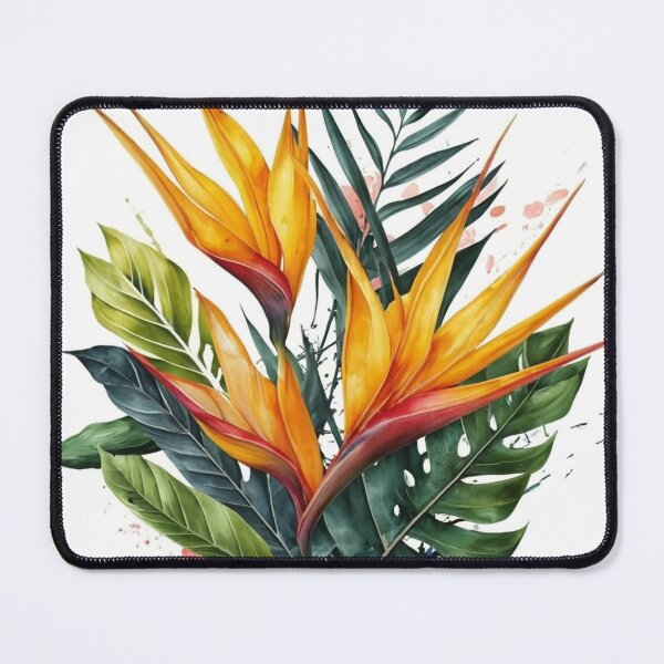 Item preview, Twin Strelitzia Palm Frond Bouquet designed and sold by BeachWhisper.