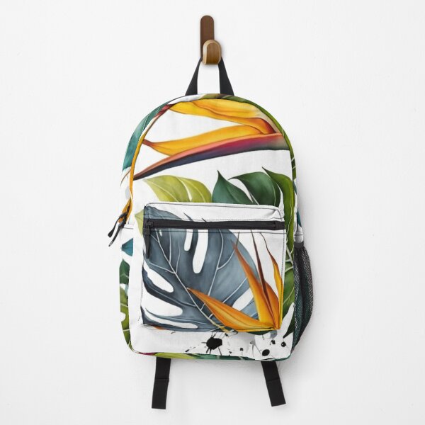 Item preview, Bird of Paradise Ink Splash Leaves designed and sold by BeachWhisper.