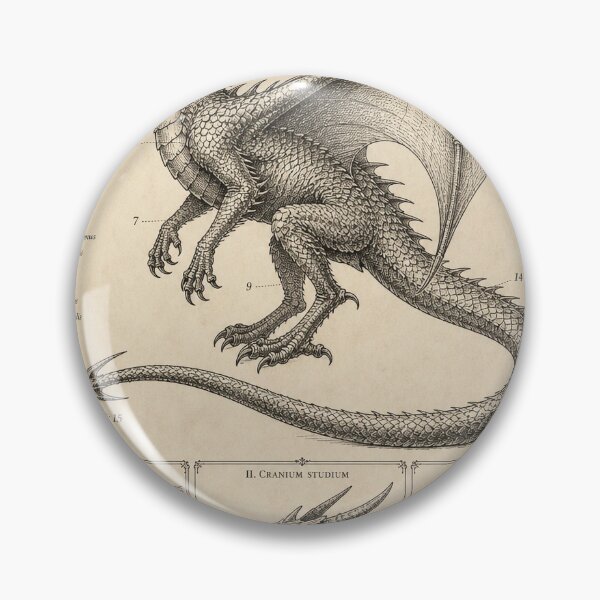 Item preview, Great Basilisk — Vintage Dragon Anatomy Specimen Chart designed and sold by tonyram4219.