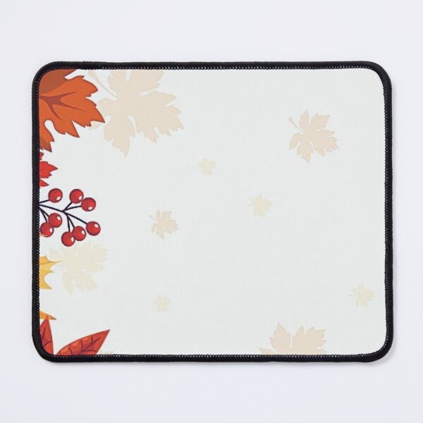 Item preview, Autumn Leaves and Red Berries Frame — Warm Fall Foliage Border designed and sold by LYAN-STORE.