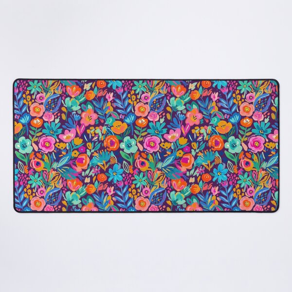 Item preview, Modern abstract colorful flowers pattern designed and sold by Mevissart.