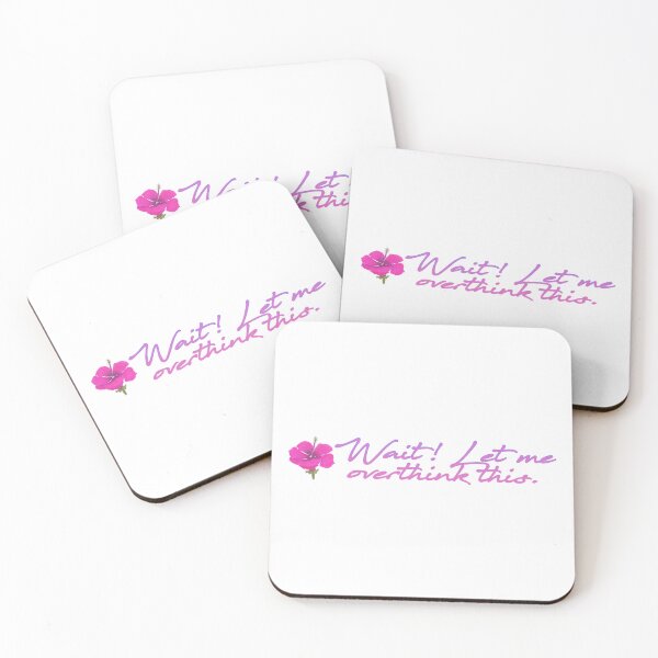 Item preview, Hot Pink Hibiscus wait let me overthink this designed and sold by Anne Londez Studio.
